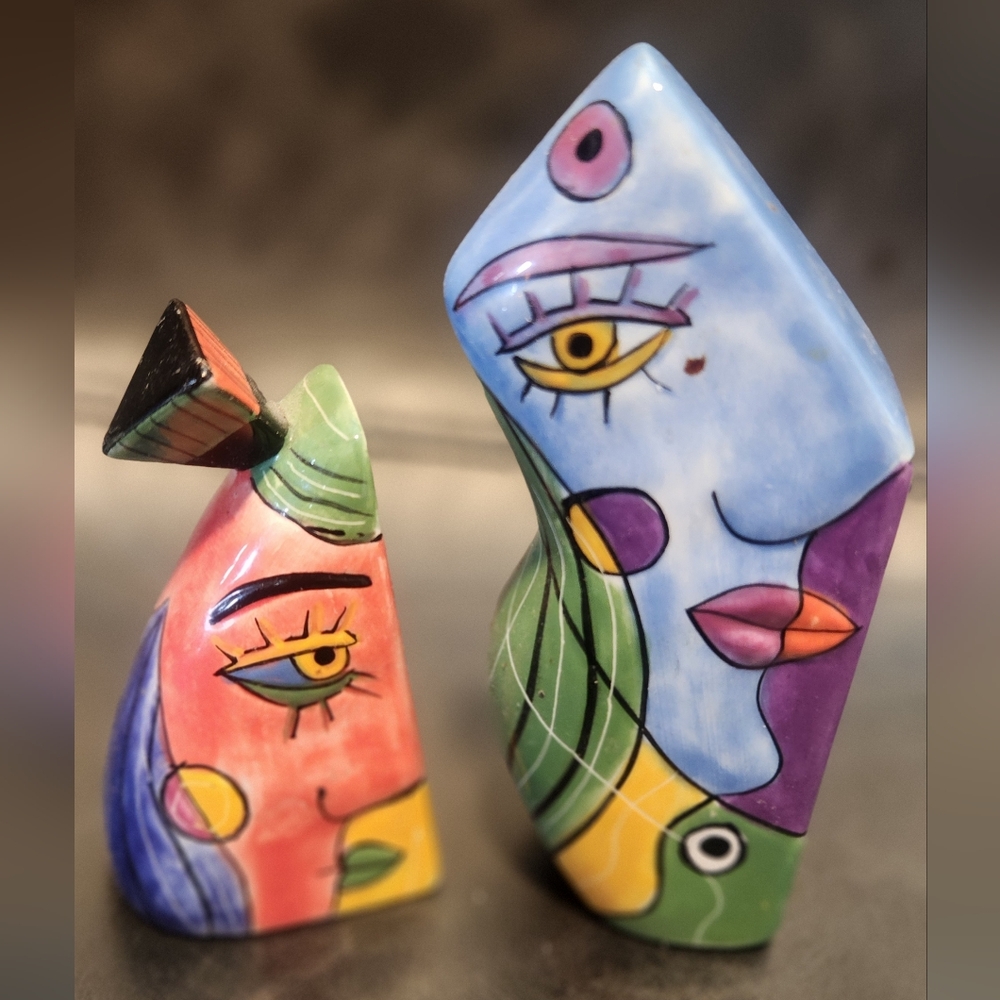 Muzeum Abstract Picasso Inspired Salt Pepper Shakers